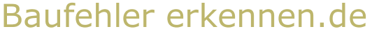 Baufehler erkennen.de
